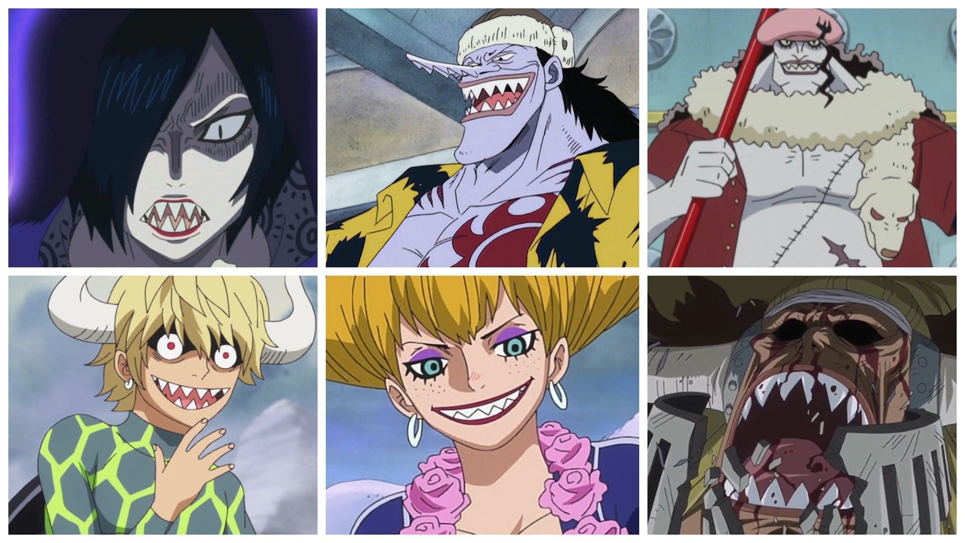 Some Fish-Men and half-Fish-Men in One Piece (Image via Toei Animation)